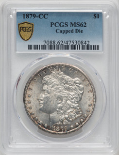 1879-CC $1 CAPPED DIE Morgan Dollar PCGS MS62