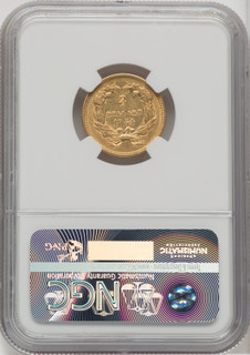 1854 $3 Three Dollar Gold Pieces NGC AU53 1854 $3 Three Dollar Gold Pieces NGC AU53