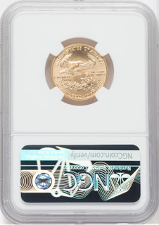 2002 $10 Quarter-Ounce Gold Eagle NGC MS70