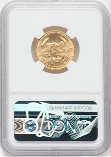 1987 $10 Quarter-Ounce Gold Eagle NGC MS70