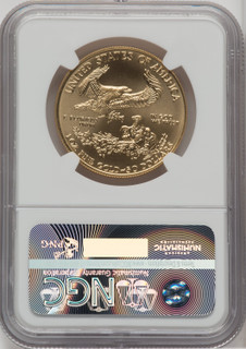 1996 $50 One-Ounce Gold Eagle NGC MS70