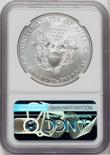 2011-W S$1 Silver Eagle Burnished NGC MS70