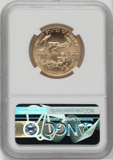 1998 $25 Half-Ounce Gold Eagle NGC MS70