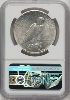 1928 $1 Peace Dollar NGC MS62