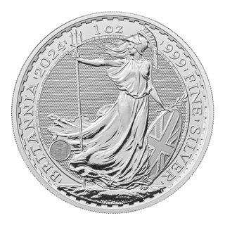 2024 1 oz British Silver Britannia Coin BU