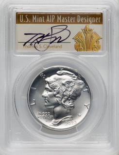 2023-W $25 Palladium Advanced Release PCGS SP70 Thomas Cleveland