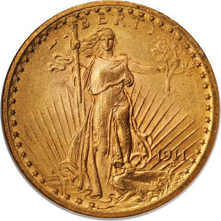 Pre-33 $20 Saint Gaudens Gold Double Eagle Coin XF Grade