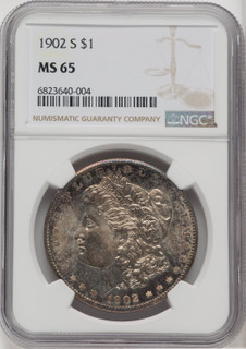 1902-S $1 Morgan Dollar NGC MS65