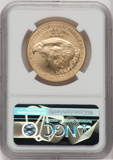 2023 $50 One-Ounce Gold Eagle NGC MS70 Ronald Reagan