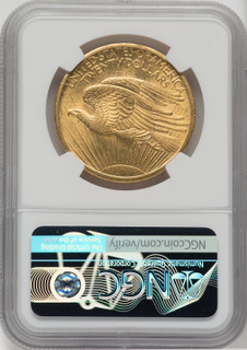 1907 $20 Saint Saint-Gaudens Double Eagle NGC AU58