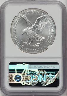 2023-(W) $1 Silver Eagle Struck at West Point First Day of Issue NGCX MS10 2023-(W) $1 Silver Eagle Struck at West Point First Day of Issue NGCX MS10