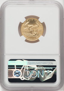 1996 $10 Quarter-Ounce Gold Eagle NGC MS70