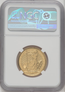 2023 G.B. G50 BRITANNIA-KC III OBVERSE 162ND COIN STRUCK Royal Succession NGC MS70