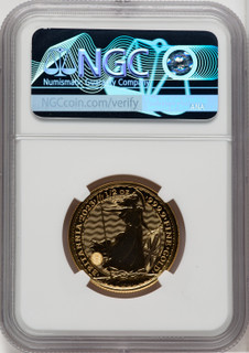2023 G.B. G$50 BRITTANIA-KC III OBVERSE 300TH COIN STRUCK Royal Succession NGC MS69