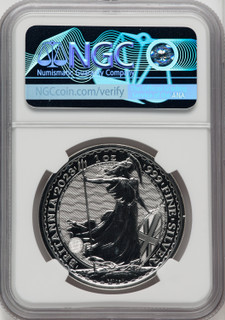 2023 G.B.S2 BITANNIA-QE II OBVERSE 392ND TO LAST COIN STRUCK. Royal Succession NGC MS69