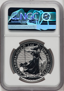 2023 G.B.S2 BITANNIA-QE II OBVERSE 489TH TO LAST COIN STRUCK. Royal Succession NGC MS69