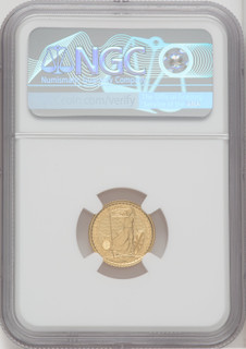 2023 G.B. G10 BRITANNIA-QE II OBVERSE 26TH TO LAST COIN STRUCK Royal Succession NGC MS69