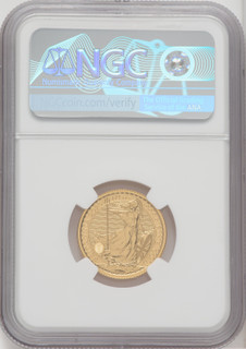 2023 G.B. G25 BRITANNIA-KC III OBVERSE 2ND COIN STRUCK Royal Succession NGC MS70