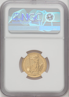 2023 G.B. G25 BRITANNIA-KC III OBVERSE 39TH COIN STRUCK Royal Succession NGC MS70