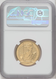 2023 G.B. G50 BRITANNIA-KC III OBVERSE 36TH COIN STRUCK Royal Succession NGC MS70