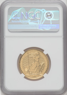 2023 G.B. G50 BRITANNIA-KC III OBVERSE 60TH COIN STRUCK Royal Succession NGC MS69