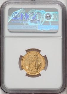 2023 G.B. G25 BRITANNIA-KC III OBVERSE 30TH TO LAST COIN STRUCK. Royal Succession NGC MS69