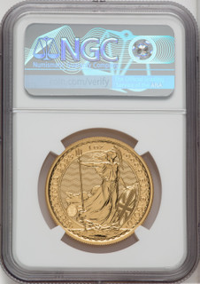 2023 G.B. G100 BRITANNIA-KC III OBVERSE 32ND TO LAST COIN STRUC. Royal Succession NGC MS69
