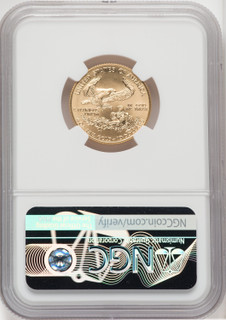 1998 $10 Quarter-Ounce Gold Eagle Brown Label NGC MS70