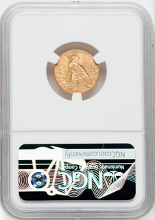 1926 $2.50 Green Label Indian Quarter Eagle NGC MS65