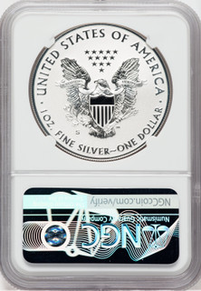 2019-S S$1 Silver Eagle Enhanced Reverse Proof Kenneth Bressett NGC PF70