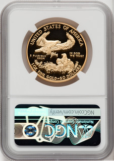 2016-W $50 One-Ounce Gold Eagle 30th Anniversary Brown Label NGC PF70