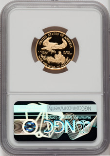 2010-W $10 Quarter-Ounce Gold Eagle Brown Label NGC PF70