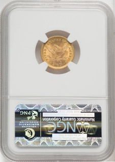 1896 $2.50 Liberty Quarter Eagle NGC MS64