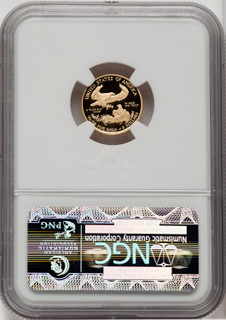 2010-W Gold American Eagle Brown Label NGC PF70