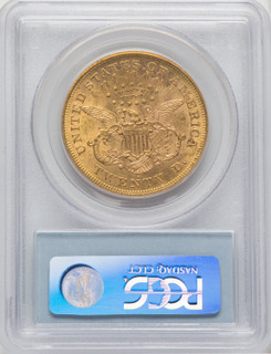 1874-S $20 Liberty Double Eagle PCGS MS61