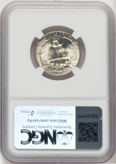 1944 25C Washington Quarter NGC MS67