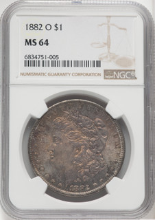 1882-O $1 Morgan Dollar NGC MS64