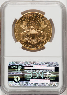 1907 $20 LIBERTY PL Liberty Double Eagle NGC MS62