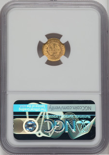 1852 G$1 Gold Dollar NGC MS64