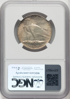 1935 50C Connecticut Commemorative Silver NGC MS66 1935 50C Connecticut Commemorative Silver NGC MS66