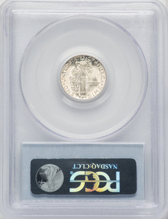 1942/1-D 10C FB CAC Mercury Dime PCGS MS64