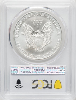 1999 S$1 Silver Eagle PCGS MS70