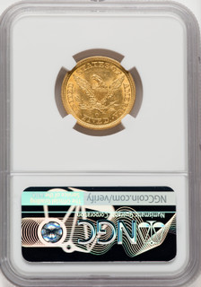 1844-O $5 Liberty Half Eagle NGC MS63