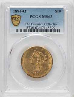 1894-O $10 Liberty Eagle PCGS MS63