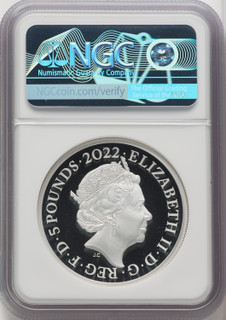 Elizabeth II silver Proof  King Edward VII  5 Pounds (2 oz) 2022 PR69 Ultra Cameo NGC World Coins NGC MS69