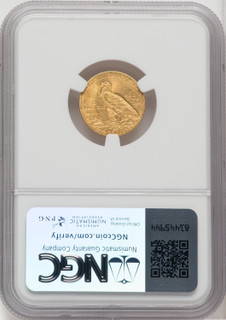 1911 $2.50 Indian Quarter Eagle NGC MS64