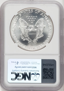 1990 S$1 Silver Eagle NGC MS70