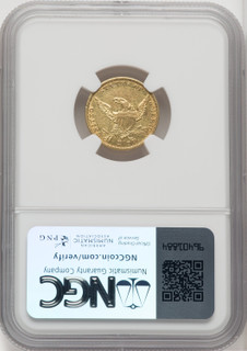 1834 $2.50 Classic Quarter Eagle NGC AU53