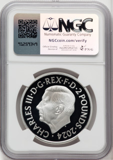 Charles III silver Proof “Year of the Dragon” 2 Pounds 2024 NGC PF70 Charles III silver Proof “Year of the Dragon” 2 Pounds 2024 NGC PF70