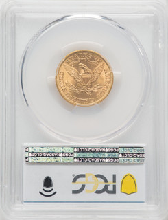 1899 $5 Liberty Half Eagle PCGS MS67